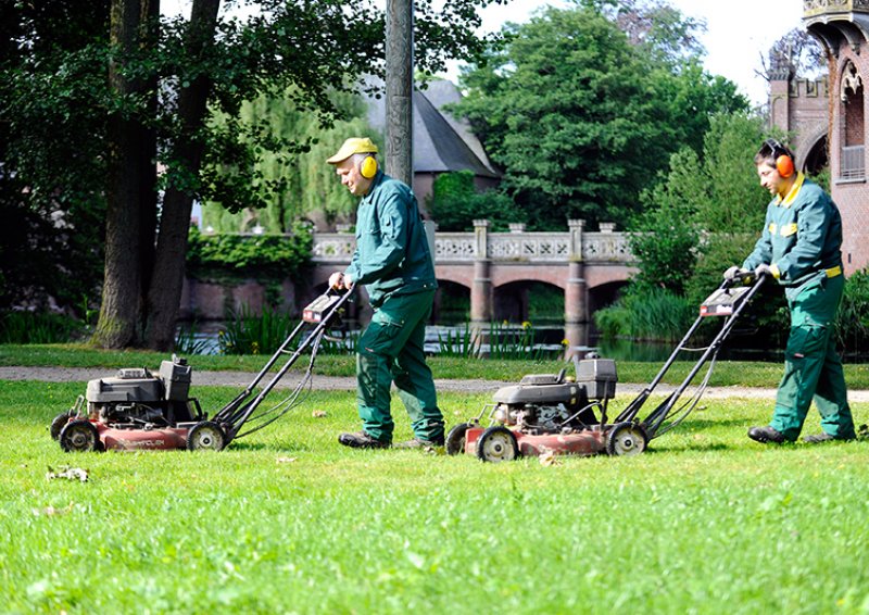 Parkpflege in Schloss Moyland bei Kleve